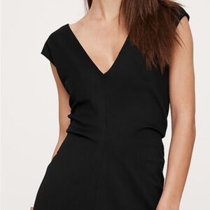 LIGHTWEIGHT PONTE BIAS-CUT MAXI DRESS